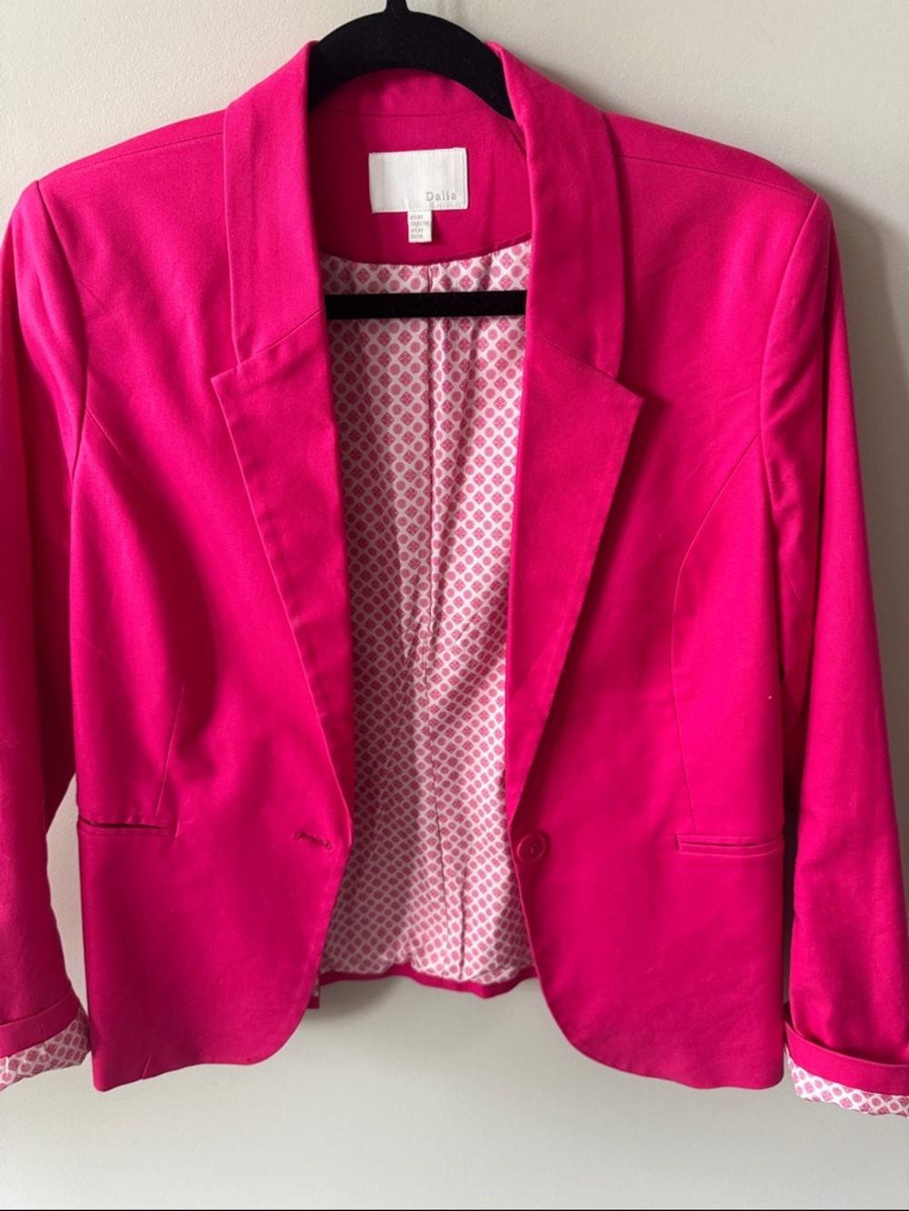 Dalia Vibrant Hot Pink Women's Blazer